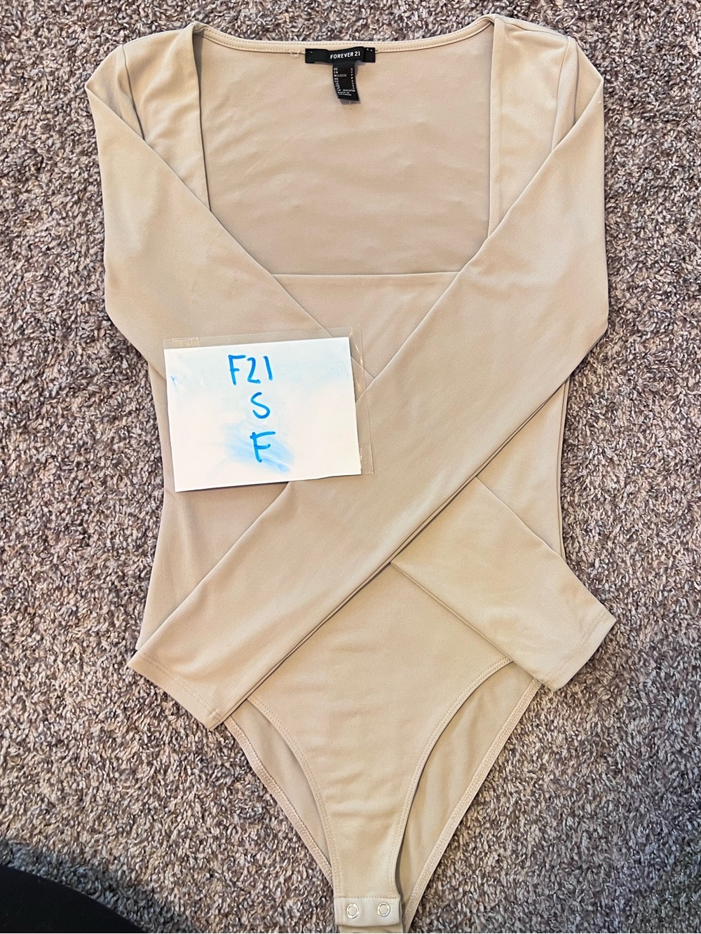 Women’s Square Neck Bodysuit - LIKE NEW - SIZE SMALL